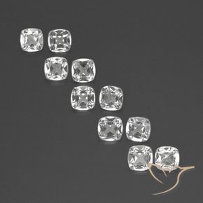 Shop natural 4.43ct ホワイト トパーズ gems, クッション, from ブラジル at GemSelect. In stock, global shipping!