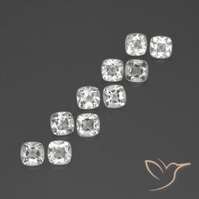 Shop natural 4.78ct ホワイト トパーズ gems, クッション, from ブラジル at GemSelect. In stock, global shipping!