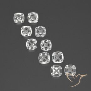 Shop natural 4.54ct クリアホワイト トパーズ gems, クッション, from ブラジル at GemSelect. In stock, global shipping!