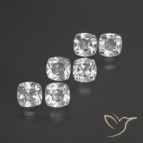 Shop natural 3.19ct ホワイト トパーズ gems, クッション, from ブラジル at GemSelect. In stock, global shipping!
