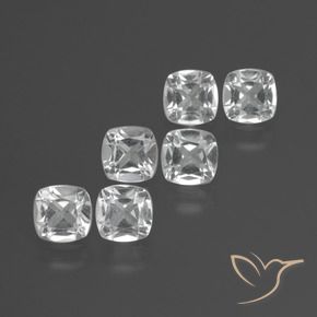 Shop natural 3.21ct クリアホワイト トパーズ gems, クッション, from ブラジル at GemSelect. In stock, global shipping!