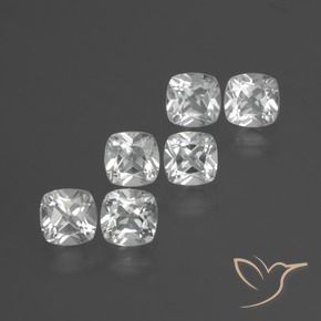 Shop natural 2.90ct ホワイト トパーズ gems, クッション, from ブラジル at GemSelect. In stock, global shipping!