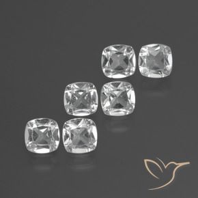 Shop natural 2.99ct クリアホワイト トパーズ gems, クッション, from ブラジル at GemSelect. In stock, global shipping!