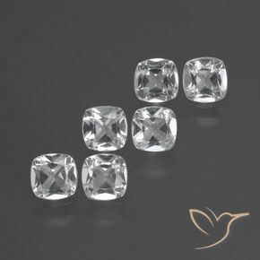 Shop natural 3.19ct クリアホワイト トパーズ gems, クッション, from ブラジル at GemSelect. In stock, global shipping!