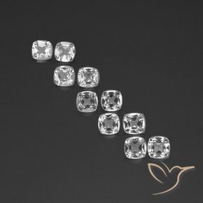 Shop natural 4.57ct クリアホワイト トパーズ gems, クッション, from ブラジル at GemSelect. In stock, global shipping!