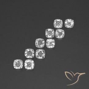 Shop natural 4.64ct ホワイト トパーズ gems, クッション, from ブラジル at GemSelect. In stock, global shipping!