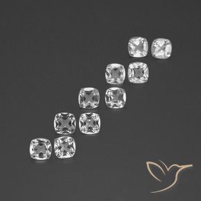 Shop natural 4.36ct クリアホワイト トパーズ gems, クッション, from ブラジル at GemSelect. In stock, global shipping!