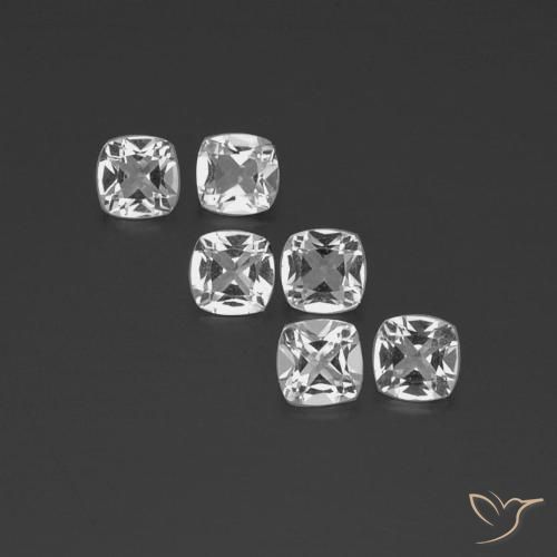 Shop natural 2.73ct クリアホワイト トパーズ gems, クッション, from ブラジル at GemSelect. In stock, global shipping!