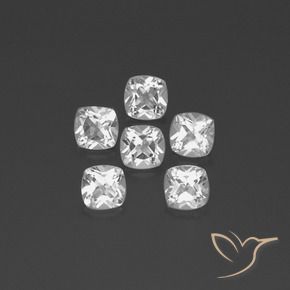 Shop natural 3.25ct ホワイト トパーズ gems, クッション, from ブラジル at GemSelect. In stock, global shipping!