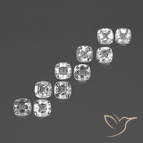 Shop natural 4.49ct クリアホワイト トパーズ gems, クッション, from ブラジル at GemSelect. In stock, global shipping!