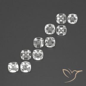 Shop natural 4.24ct ホワイト トパーズ gems, クッション, from ブラジル at GemSelect. In stock, global shipping!