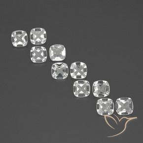 Shop natural 4.09ct ホワイト トパーズ gems, クッション, from ブラジル at GemSelect. In stock, global shipping!
