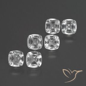 Shop natural 2.92ct ホワイト トパーズ gems, クッション, from ブラジル at GemSelect. In stock, global shipping!