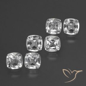 Shop natural 2.95ct クリアホワイト トパーズ gems, クッション, from ブラジル at GemSelect. In stock, global shipping!