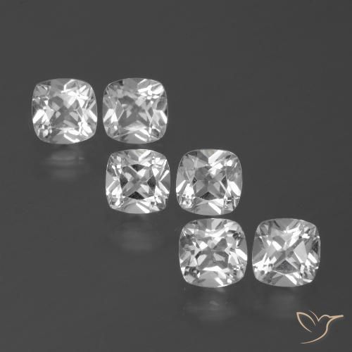 Shop natural 2.98ct クリアホワイト トパーズ gems, クッション, from ブラジル at GemSelect. In stock, global shipping!