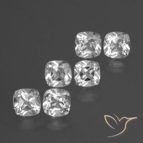 Shop natural 2.98ct クリアホワイト トパーズ gems, クッション, from ブラジル at GemSelect. In stock, global shipping!