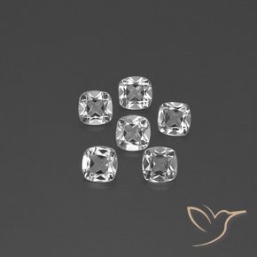 Shop natural 2.89ct クリアホワイト トパーズ gems, クッション, from ブラジル at GemSelect. In stock, global shipping!