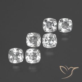 Shop natural 2.95ct ホワイト トパーズ gems, クッション, from ブラジル at GemSelect. In stock, global shipping!