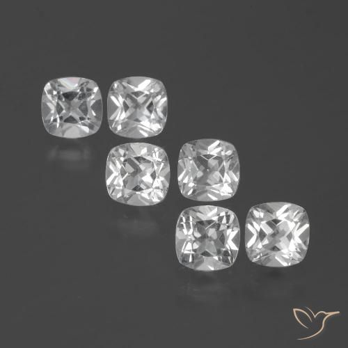 Shop natural 3.21ct ホワイト トパーズ gems, クッション, from ブラジル at GemSelect. In stock, global shipping!
