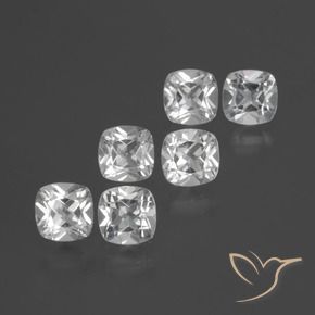 Shop natural 3.21ct ホワイト トパーズ gems, クッション, from ブラジル at GemSelect. In stock, global shipping!