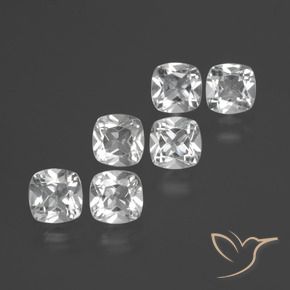 Shop natural 3.00ct ホワイト トパーズ gems, クッション, from ブラジル at GemSelect. In stock, global shipping!