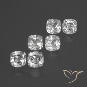 Shop natural 3.04ct ホワイト トパーズ gems, クッション, from ブラジル at GemSelect. In stock, global shipping!