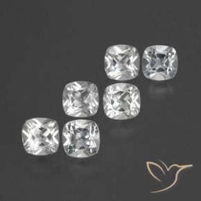 Shop natural 2.91ct ホワイト トパーズ gems, クッション, from ブラジル at GemSelect. In stock, global shipping!