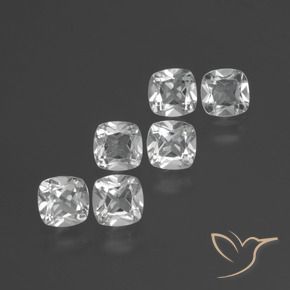 Shop natural 3.23ct ホワイト トパーズ gems, クッション, from ブラジル at GemSelect. In stock, global shipping!