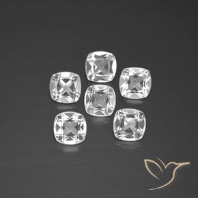 Shop natural 2.86ct クリアホワイト トパーズ gems, クッション, from ブラジル at GemSelect. In stock, global shipping!