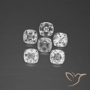 Shop natural 2.88ct クリアホワイト トパーズ gems, クッション, from ブラジル at GemSelect. In stock, global shipping!