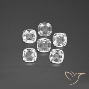 Shop natural 2.68ct ホワイト トパーズ gems, クッション, from ブラジル at GemSelect. In stock, global shipping!