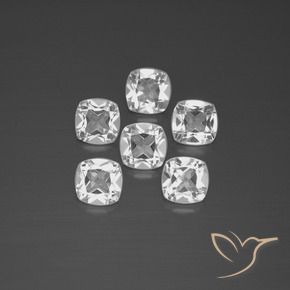 Shop natural 2.85ct ホワイト トパーズ gems, クッション, from ブラジル at GemSelect. In stock, global shipping!