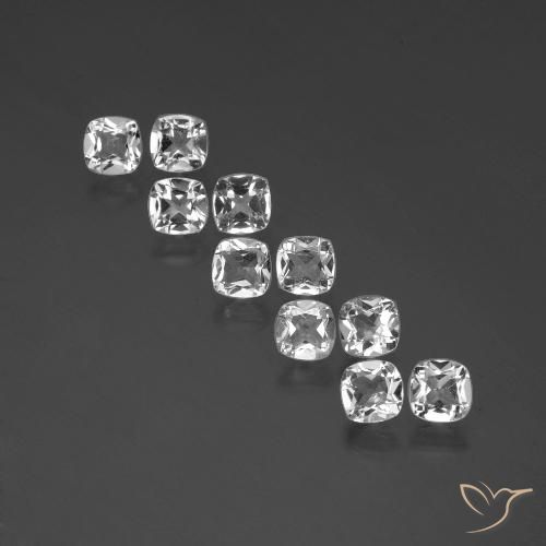 自然派の商品を探す 4.41ct クリアホワイト トパーズ 宝石, クッションカット, ブラジル からGemSelectで. 在庫あり、世界各国へ発送!