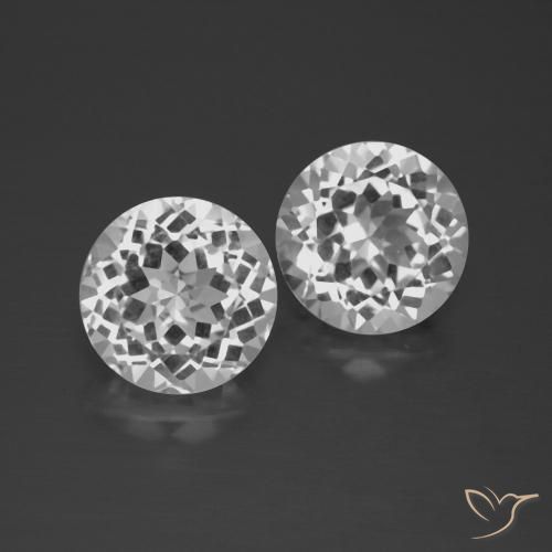 Shop natural 7.00ct クリアホワイト トパーズ gems, ラウンド, from ブラジル at GemSelect. In stock, global shipping!