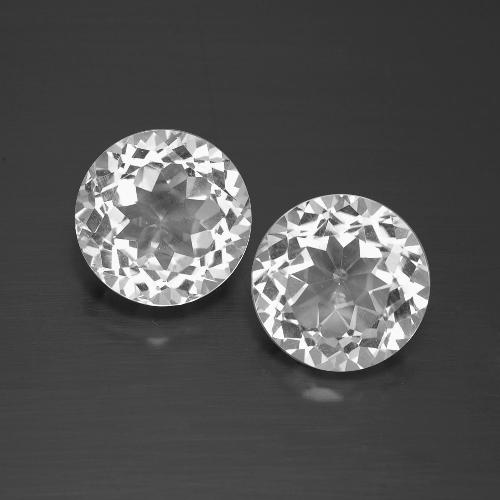 自然派の商品を探す 6.65ct ホワイト トパーズ 宝石, ラウンドカット, ブラジル からGemSelectで. 在庫あり、世界各国へ発送!