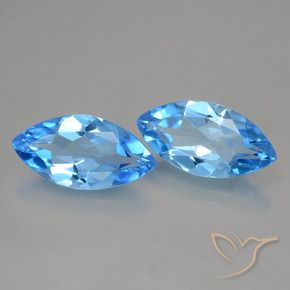 Shop natural 8.14ct スイスブルー トパーズ gems, マーキーズ, from ブラジル at GemSelect. In stock, global shipping!
