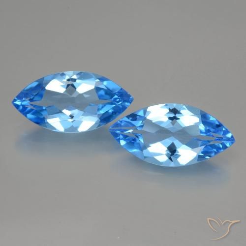 Shop natural 8.48ct スイスブルー トパーズ gems, マーキーズ, from ブラジル at GemSelect. In stock, global shipping!