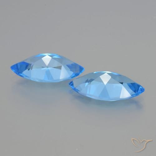 Shop natural 8.79ct スイスブルー トパーズ gems, マーキーズ, from ブラジル at GemSelect. In stock, global shipping!