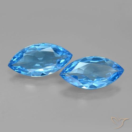 Shop natural 7.21ct スイスブルー トパーズ gems, マーキーズ, from ブラジル at GemSelect. In stock, global shipping!