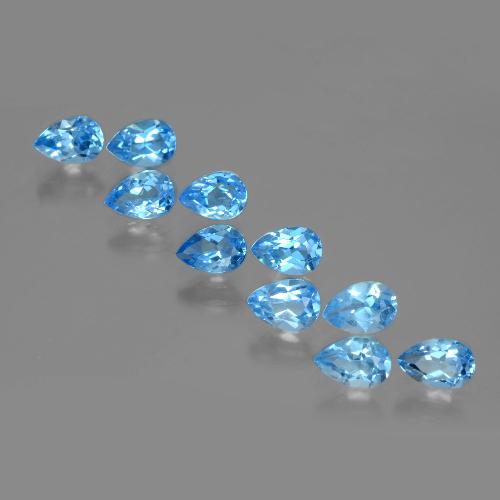 自然派の商品を探す 5.47ct スイスブルー トパーズ 宝石, 洋梨の形, ブラジル からGemSelectで. 在庫あり、世界各国へ発送!