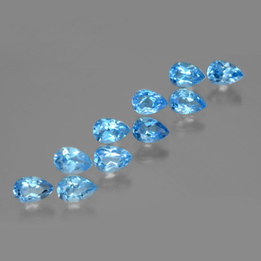 自然派の商品を探す 5.47ct スイスブルー トパーズ 宝石, 洋梨の形, ブラジル からGemSelectで. 在庫あり、世界各国へ発送!