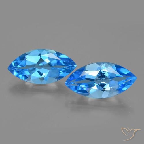 Shop natural 8.28ct スイスブルー トパーズ gems, マーキーズ, from ブラジル at GemSelect. In stock, global shipping!