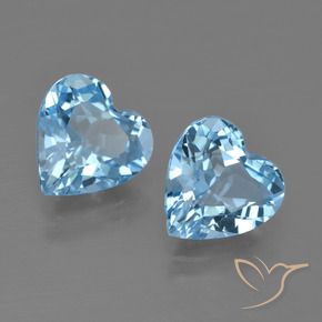 Shop natural 5.78ct スカイブルー トパーズ gems, 心臓, from ブラジル at GemSelect. In stock, global shipping!