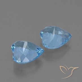 Shop natural 5.78ct スカイブルー トパーズ gems, 心臓, from ブラジル at GemSelect. In stock, global shipping!