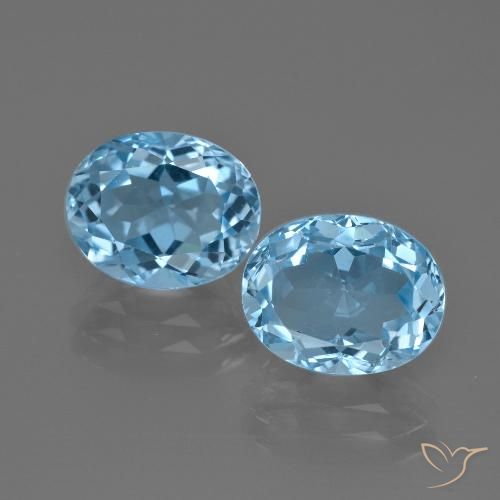 21.58ct 天然 スカイブルー トパーズ, 楕円形, VVS