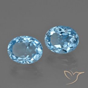 Shop natural 6.89ct スカイブルー トパーズ gems, 楕円形, from ブラジル at GemSelect. In stock, global shipping!