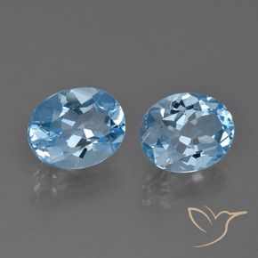 Shop natural 6.30ct スカイブルー トパーズ gems, 楕円形, from ブラジル at GemSelect. In stock, global shipping!