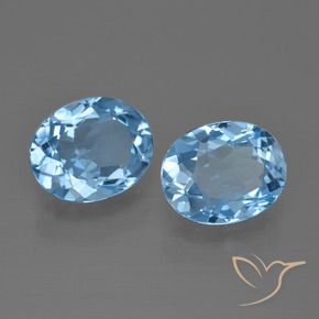 Shop natural 6.58ct スカイブルー トパーズ gems, 楕円形, from ブラジル at GemSelect. In stock, global shipping!