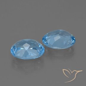 Shop natural 6.58ct スカイブルー トパーズ gems, 楕円形, from ブラジル at GemSelect. In stock, global shipping!