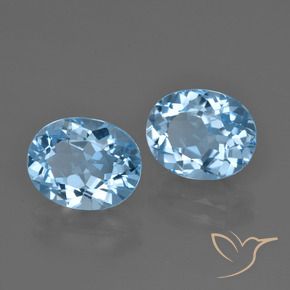 Shop natural 6.91ct スカイブルー トパーズ gems, 楕円形, from ブラジル at GemSelect. In stock, global shipping!